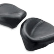 Load image into Gallery viewer, Mustang 84-06 Harley Standard Rear Tire Wide Touring Passenger Seat - Black - Main Product View