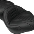 Load image into Gallery viewer, Mustang 84-06 Harley Standard Rear Tire Wide Touring Solo Seat - Black - Main Product View