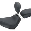 Load image into Gallery viewer, Mustang 84-06 Harley Standard Rear Tire Wide Tripper Solo Seat w/Driver Backrest - Black