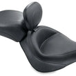 Load image into Gallery viewer, Mustang 84-06 Harley Standard Rear Tire Wide,84-99 Softail Touring Recessed Passenger Seat - Black - Side View