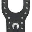 Load image into Gallery viewer, Mustang 91-03 Harley Dyna Tank Bib w/Studs - Black - Main Product View