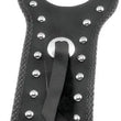 Load image into Gallery viewer, Mustang 91-03 Harley Dyna Tank Bib w/Studs - Black - Side View