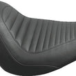 Load image into Gallery viewer, Mustang 91-05 Harley Dyna Glide (not Wide Glide) Fender Bib - Black - Side View