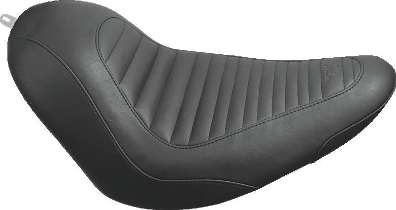 Mustang 91-05 Harley Dyna Glide (not Wide Glide) Fender Bib - Black - Side View