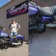 Load image into Gallery viewer, Mustang 91-05 Harley Dyna Jody Perewitz Design Solo Seat - Black