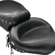 Load image into Gallery viewer, Mustang 91-05 Harley Dyna Wide Touring 1PC Seat w/Studs - Black - Main Product View