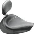 Load image into Gallery viewer, Mustang 91-05 Harley Dyna Wide Touring Solo Seat w/Driver Backrest - Black - Main Product View