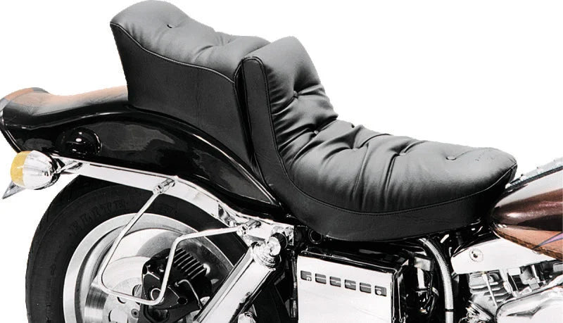Mustang 93-03 Harley Dyna Wide Glide Tank Bib - Black - Main Product View