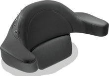 Load image into Gallery viewer, Mustang 93-13 Harley FL Touring Extended Arm Wrap Passenger w/Blk Pearl Studs - Black - Main Product View