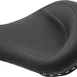 Load image into Gallery viewer, Mustang 94-96 Harley Road King Standard Touring Solo Seat w/Blk Pearl Studs - Black - Main Product View