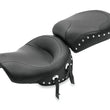 Load image into Gallery viewer, Mustang 96-04 Kawasaki Vulcan 1500 Classic,99-01 Nomad Std Touring 2PC Seat w/Studs - Black