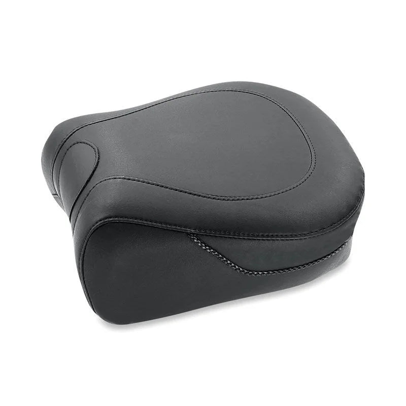Mustang 97-07 Harley Electra Glide, Rd Glide Lowdown Standard Touring Passenger Seat - Black - Side View