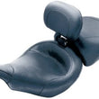 Load image into Gallery viewer, Mustang 97-07 Harley Electra Glide, Rd Glide Standard Touring Solo Seat w/ Driver Backrest - Black - Side View