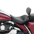 Load image into Gallery viewer, Mustang 97-07 Harley Rd King, 06-07 Str Glide, 00-05 Eagle Std Solo Seat W/Driver Backrest - Black - Main Product View