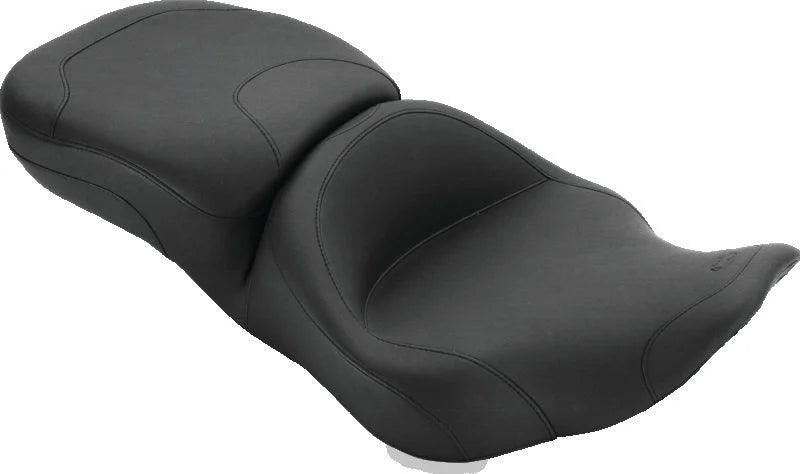 Mustang 97-07 Harley Rd King, 06-07 Str Glide, 00-05 Eagle Touring 1PC Seat - Black - Main Product View