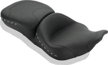 Load image into Gallery viewer, Mustang 97-07 Harley Rd King, 06-07 Str Glide, 00-05 Eagle Touring 1PC Seat w/Studs - Black - Main Product View