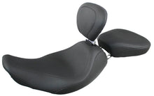 Load image into Gallery viewer, Mustang 97-07 Harley Rd King, 06-07 Str Glide, 00-05 Eagle Wide Tripper Solo Seat w/DBR - Black - Side View