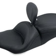 Load image into Gallery viewer, Mustang 97-07 Harley Rd King,06-07 Str Glide,00-05 Eagle Lowdown Touring 1PC Seat w/DBR - Black - Main Product View