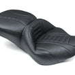 Load image into Gallery viewer, Mustang 97-07 Harley Rd King,06-07 Str Glide,00-05 Eagle Touring 1PC Seat Deluxe - Black - Main Product View