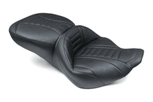 Load image into Gallery viewer, Mustang 97-07 Harley Rd King,06-07 Str Glide,00-05 Eagle Touring 1PC Seat Deluxe - Black - Main Product View