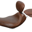 Load image into Gallery viewer, Mustang 97-07 Harley Rd King,06-07 Str Glide,00-05 Eagle Wide Tripper Solo Seat - Brown - Side View