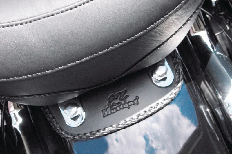 Mustang 97 21 Harley FL Touring Mini Fender Bib - Black - Side View