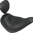 Load image into Gallery viewer, Mustang 97-21 Harley Touring Sissy Bar Pad (12 inch x 9 inch) - Black - Main Product View