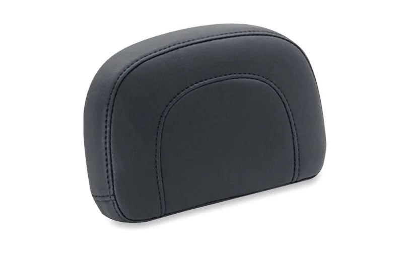 Mustang 97-21 Harley Touring Sissy Bar Pad (8 inch x 5 inch) - Black - Side View