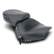 Load image into Gallery viewer, Mustang 98-03 Honda VT750 Ace Wide Touring 2PC Seat w/Studs- Black - Main Product View