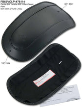 Load image into Gallery viewer, Mustang 98-11 Yamaha V-Star Classic Fender Bib - Black - Side View