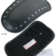 Load image into Gallery viewer, Mustang 98-11 Yamaha V-Star Classic Fender Bib w/Studs - Black - Side View