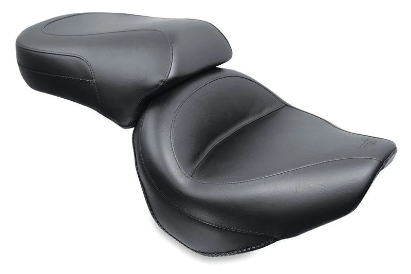 Mustang 98-16 Yamaha V-Star 650 Custom, 98-10 V-Star 650 Classic Touring 1PC Seat - Black
