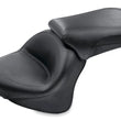 Load image into Gallery viewer, Mustang 98-16 Yamaha V-Star 650 Custom Wide Touring 2PC Seat - Black - Side View