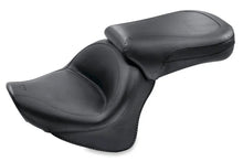 Load image into Gallery viewer, Mustang 98-16 Yamaha V-Star 650 Custom Wide Touring 2PC Seat - Black - Side View