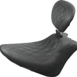 Load image into Gallery viewer, Mustang 99-11 Yamaha V-Star 1100 Custom Fender Bib w/Studs - Black - Main Product View