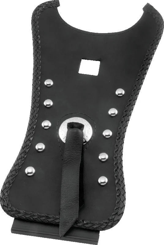 Mustang 99-15 Yamaha Road Star 1600/1700 Tank Bib w/Studs - Black - Main Product View