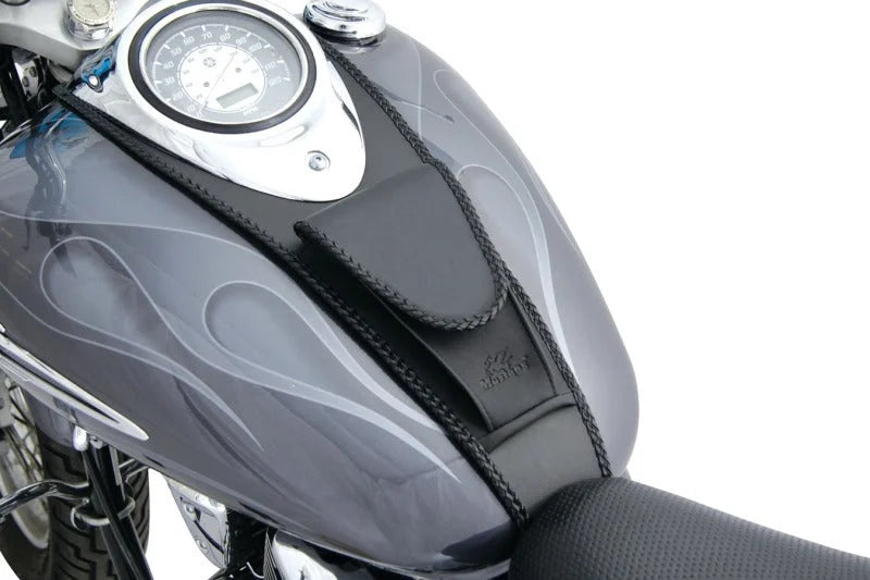 Mustang 99-21 Yamaha V-Star 1100 Custom Cruiser Tank Bib - Black - Main Product View
