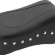 Load image into Gallery viewer, Mustang 99-21 Yamaha V-Star 1100 Custom Cruiser Tank Bib w/Studs - Black - Side View