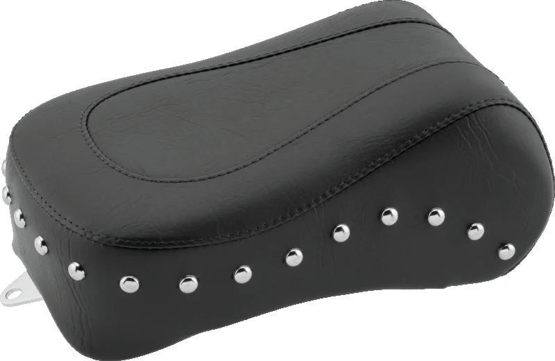 Mustang 99-21 Yamaha V-Star 1100 Custom Cruiser Tank Bib w/Studs - Black - Side View