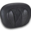 Load image into Gallery viewer, Mustang Deluxe Diamond Touring Sissy Bar Pad Black w/Black Thread