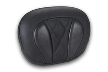 Load image into Gallery viewer, Mustang Deluxe Diamond Touring Sissy Bar Pad Black w/Black Thread