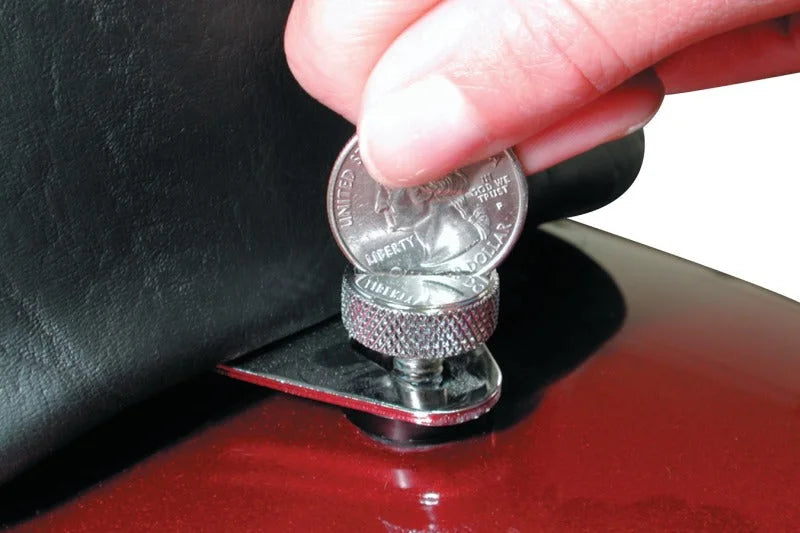 Mustang Harley Early H-D Applications 1/4-28 Qtr Turn Screw Mounting Hardware - Main Product View