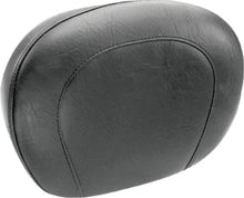 Load image into Gallery viewer, Mustang Harley Low Medallion Sissy Bar Pad (12 inch x 9 inch) - Black - Main Product View