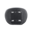 Load image into Gallery viewer, Mustang Harley Low Medallion Sissy Bar Pad (12 inch x 9 inch) - Black - Side View