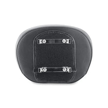 Load image into Gallery viewer, Mustang Harley Low Medallion Sissy Bar Pad (12 inch x 9 inch) - Black - Side View