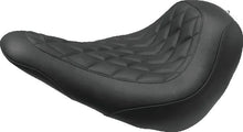 Load image into Gallery viewer, Mustang Harley Low Medallion Sissy Bar Pad (12 inch x 9 inch) w/Studs - Black - Main Product View