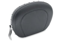 Load image into Gallery viewer, Mustang Harley Low Medallion Style Sissy Bar Pad(9 inch x 12 inch) w/Studs - Black