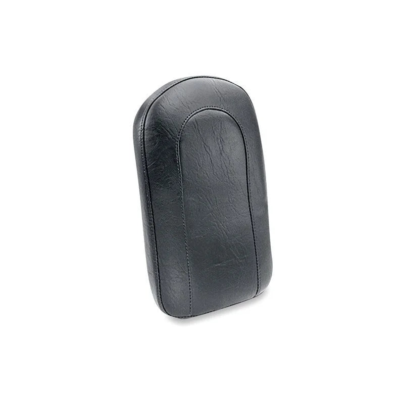 Mustang Harley Medallion Style Sissy Bar Pad (7 iinch x 12 inch) - Black - Side View