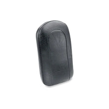 Load image into Gallery viewer, Mustang Harley Medallion Style Sissy Bar Pad (7 iinch x 12 inch) - Black - Side View