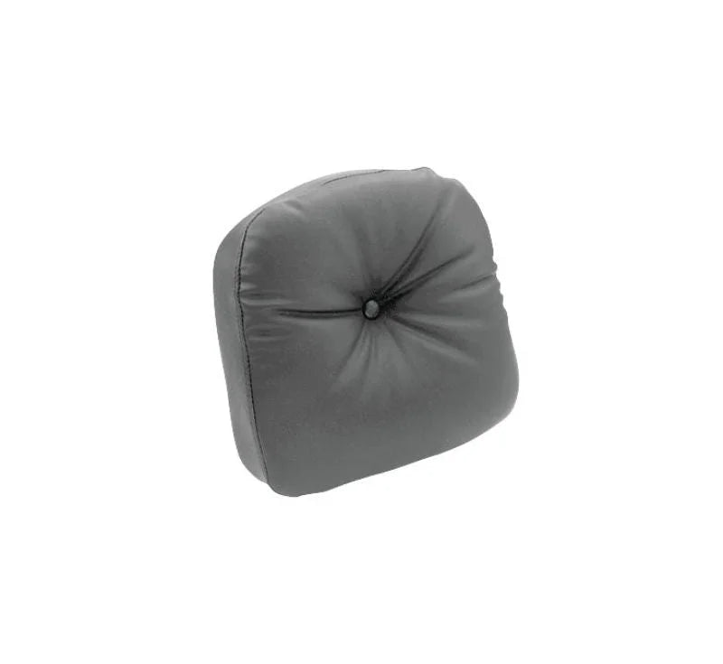 Mustang Harley Medallion Style Sissy Bar Pad Pillow (9.5 inch x 9 inch) - Black - Side View